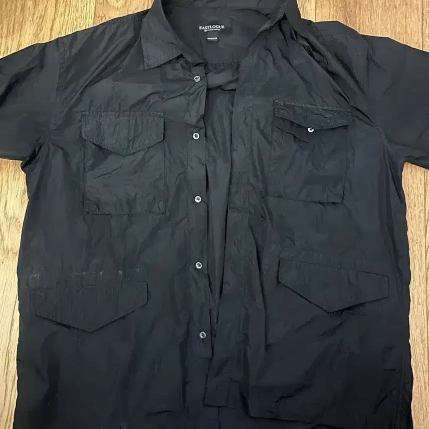 [BUNJANG] Eastlogg Short Sleeve Shirt Black M / 이스트로그 반팔셔츠 블랙 M 판매