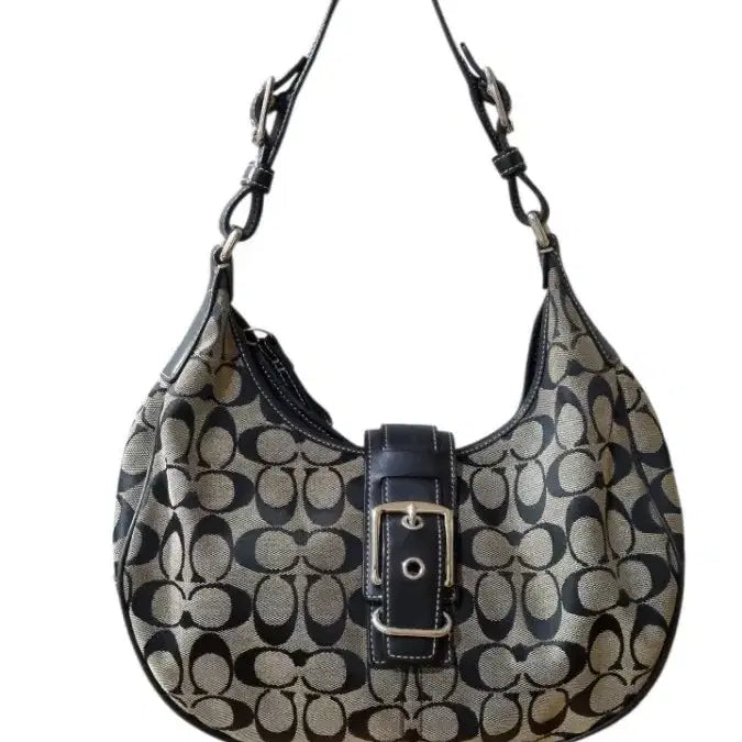 [BUNJANG] Coach Vintage Signature Soho Crescent Hobo Shoulder Bag / 코치 빈티지 시그니처 소호 크레센트 호보 숄더백 갸루 y2k 히메