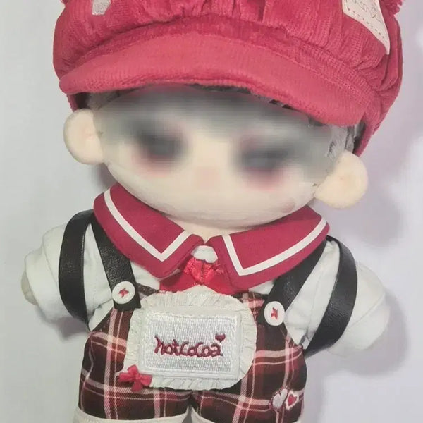 [BUNJANG] 20cm Doll Clothes Red Bear Style / 인형옷 20깅 빨간곰 무속성 옷장 20cm