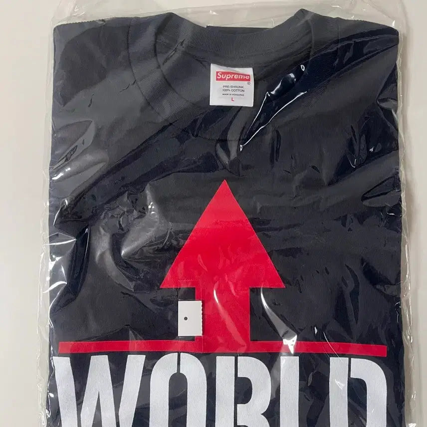 [BUNJANG] Supreme World Famous Short Sleeve T-shirt Navy L / 슈프림 월드페이머스 반팔티 네이비 L