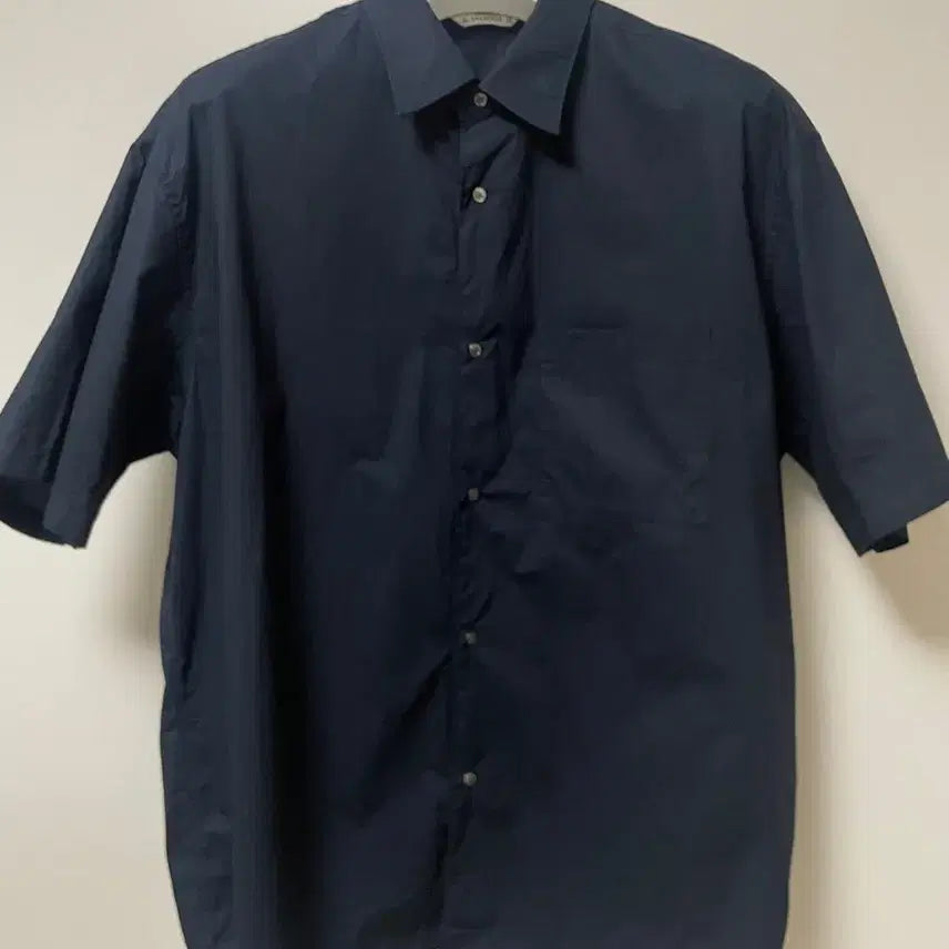 [BUNJANG] Blank Room Half Shirt Navy / 블랭크룸 하프 셔츠