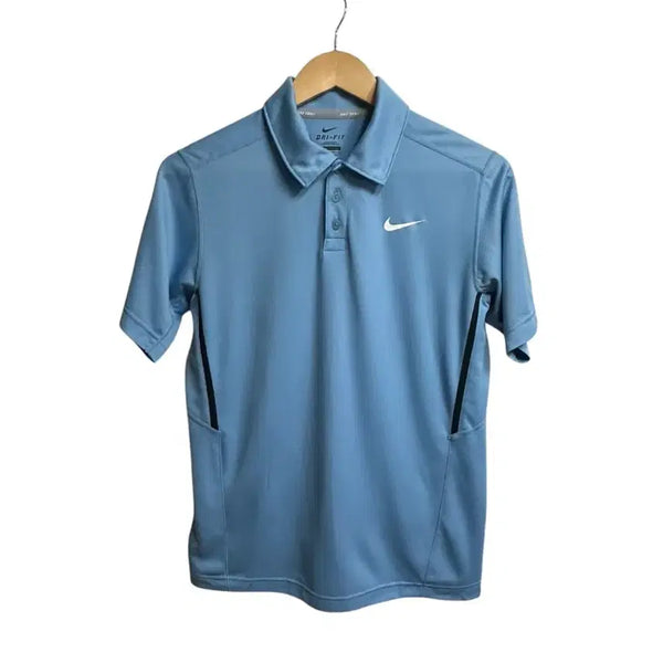 [BUNJANG] Nike Women's Sky Blue Dri-FIT Tennis Polo Shirt XL / 나이키(nike) 여성 스카이블루 드라이핏 테니스 카라티 XL size