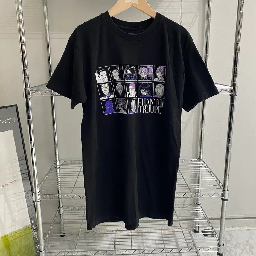 [BUNJANG] Hunter x Hunter Phantom Troupe Official Animation T-Shirt / 헌터x헌터 환영여단 오피셜 애니메이션 티셔츠 애니티