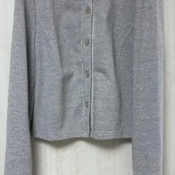 [BUNJANG] Matinkim Grey Cotton Cardigan / 마뗑킴 그레이 코튼 가디건