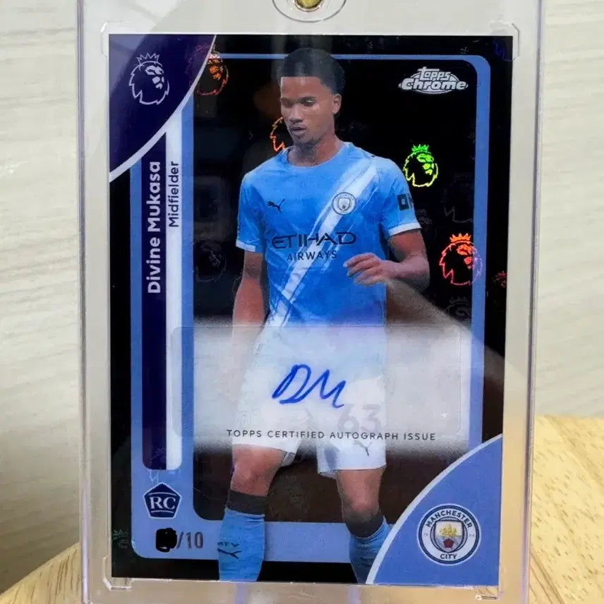 [BUNJANG] Topps Chrome Divine Mukasa Rookie 10 Limited Autograph Card / 탑스 크롬 디바인 무카사 루키 10 한정 사인