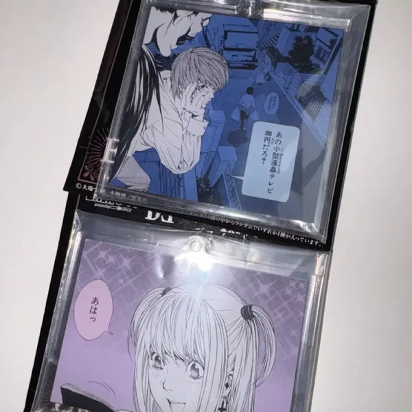 [BUNJANG] Death Note Ichiban Kuji Acrylic Keychain Light & Misa Bundle Set / 데스노트 원작 명장면 제일복권 아크릴 키링 라이토 미사 일괄