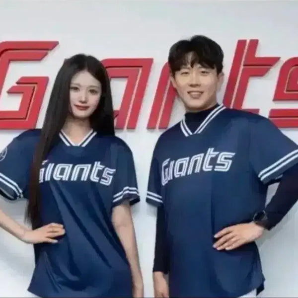 [BUNJANG] Lotte Giants Navy Jersey Uniform / 롯데 자이언츠 네이비 저지 유니폼 M XL 다수