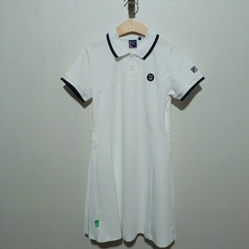 [BUNJANG] Fila White Short-Sleeve Dress Size 90 / 새상품) 휠라 화이트 반팔 원피스 90 (26A1022)