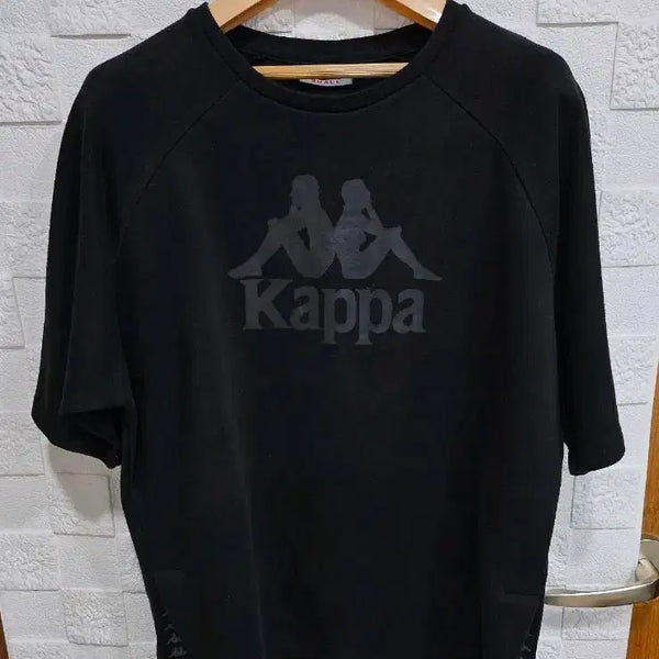 [BUNJANG] Kappa Black Short Sleeve T-Shirt Size S / (Z)카파 반팔 티셔츠 블랙 S