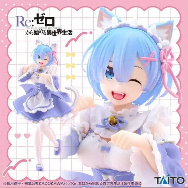 [BUNJANG] Taito Coreful Rem Cat Maid Renewal Ver. Figure / 타이토 코어풀 피규어 렘 고양이 메이드 Renewal ver.