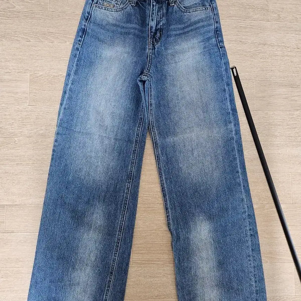 [BUNJANG] PLAC Wide Fit Denim Pants (2 Sizes) / PLAC 플랙 와이드 데님 2개