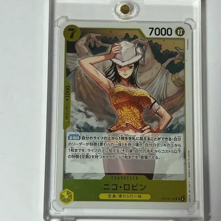 [BUNJANG] One Piece Nico Robin Character Card / 원피스 카드 니코로빈