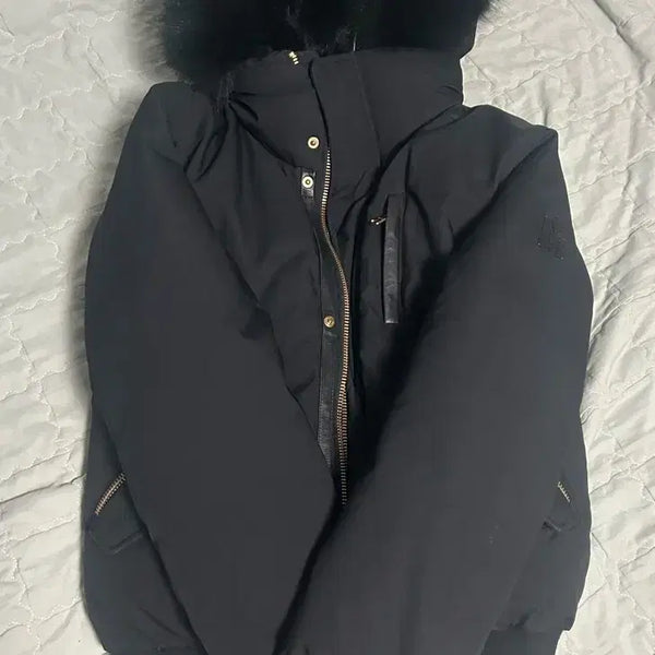 [BUNJANG] MACKAGE Dixon Short Padded Jacket Black Gold Size 36 (S) / 맥케이지 딕슨 숏패딩 금장 36사이즈 s사이즈