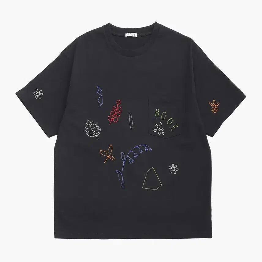 [BUNJANG] Bode Embroidered Field Guide Tee / [M] BODE EMBROIDERED FIELD GUIDE TEE