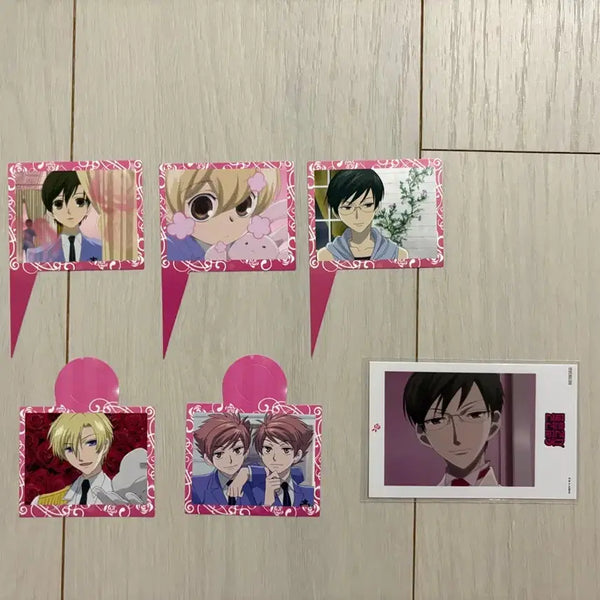 [BUNJANG] Ouran High School Host Club Drink Picks & Polaroid Set / 일괄) 오란고교 호스트클럽 투니크 특전 음료픽 쿄우야 하루히 타마키
