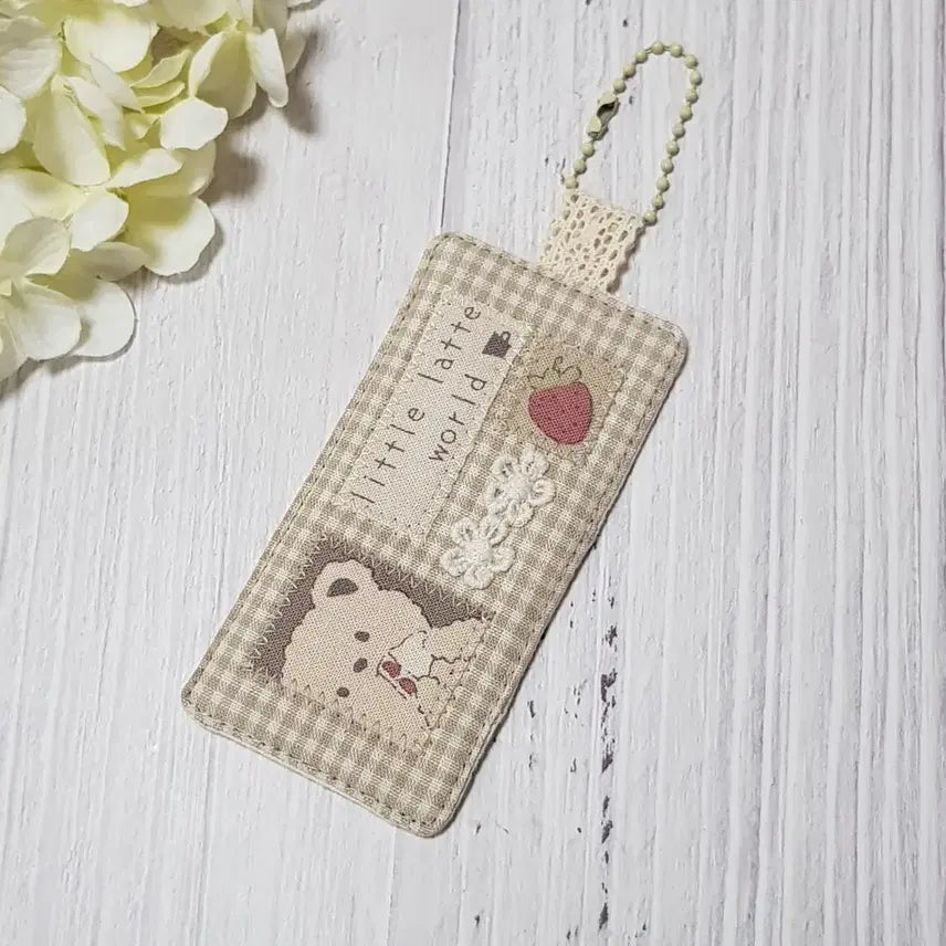 [BUNJANG] Handmade Dog Bookmark Bag Charm (Beige) / {핸드메이드} 강아지 책갈피 가방 장식참 (베이지4)