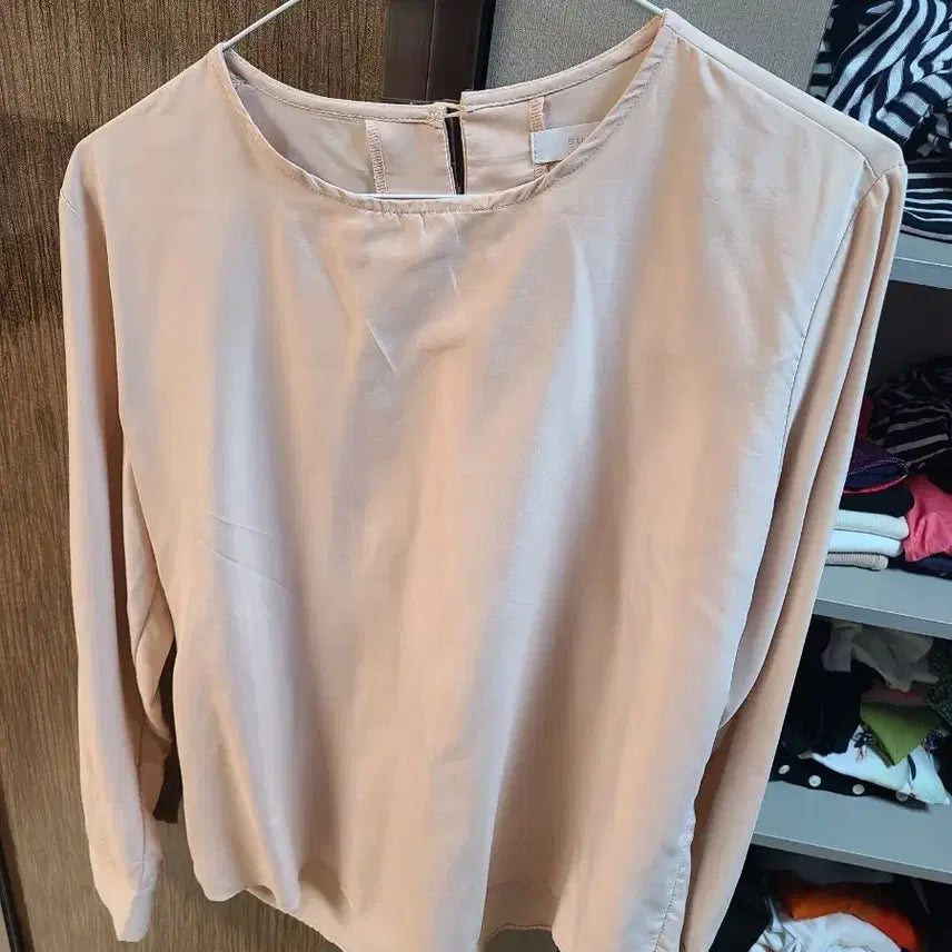 [BUNJANG] Flare Blouse Pink / 플레어 블라우스 핑크