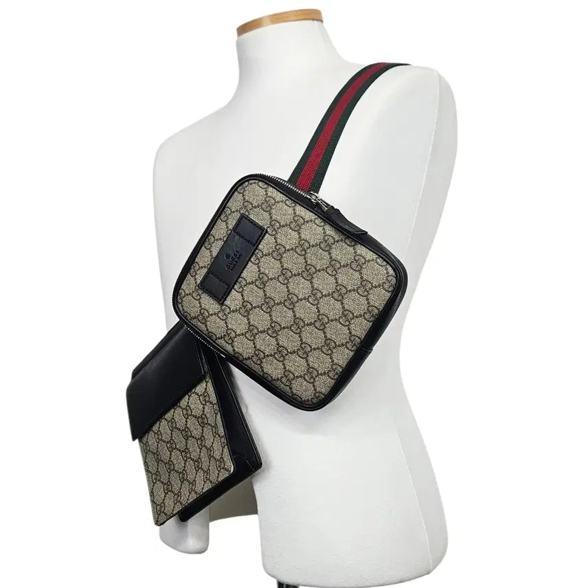 [BUNJANG] Gucci GG Supreme Belt Bag / 구찌 GG 수프림 벨트백