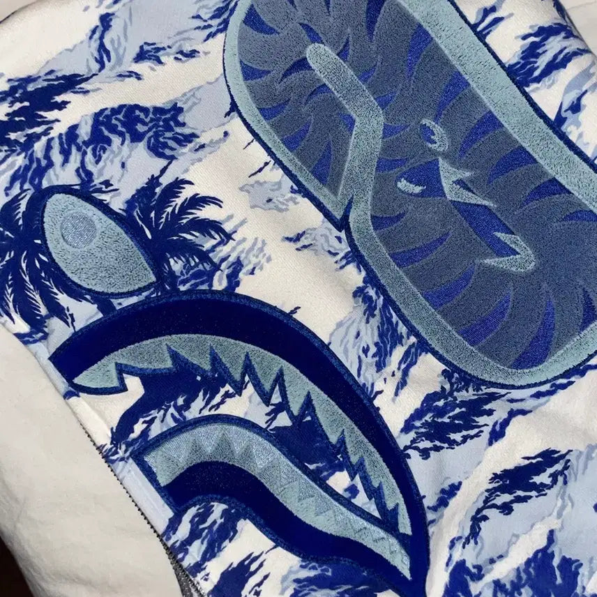 [BUNJANG] BAPE Palm Tree Zip-Up Hoodie / 베이프 팜트리 후드집업 팝니다 쿨거시 소량 네고