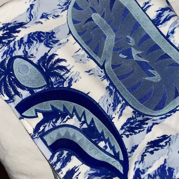 [BUNJANG] BAPE Palm Tree Zip-Up Hoodie / 베이프 팜트리 후드집업 팝니다 쿨거시 소량 네고