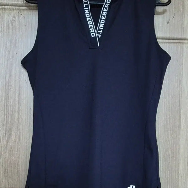 [BUNJANG] J.LINDEBERG Sleeveless Golf Top (Women's) Navy Polyester Size S / J.린드버그 민소매 골프 상의(여성) S-국내매장판