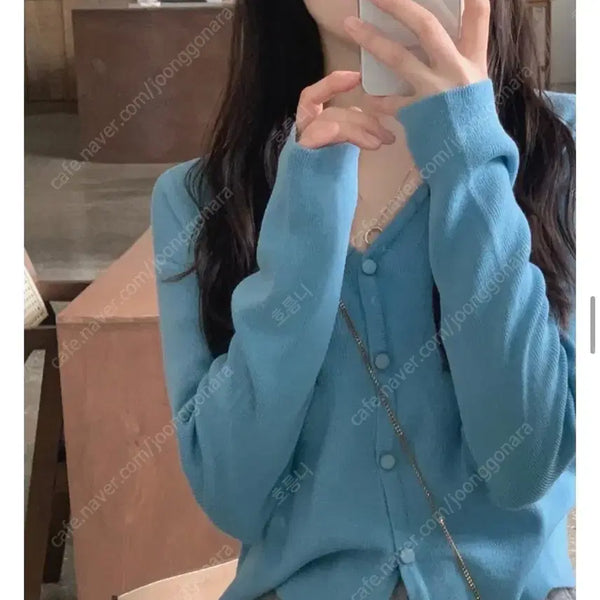 [BUNJANG] Second Place Girlish Fit Cardigan Maison Bleu / [1번입고 보관만한 새제품무방] 정가34,500원 세컨플레이스 여리핏 가