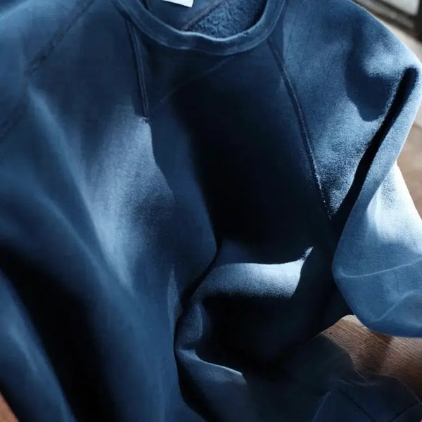 [BUNJANG] A.PRESSE Vintage Lightweight Sweatshirt Blue / 아프레쎄  A.PRESSE의 빈티지 라이트웨이트 스웻셔츠