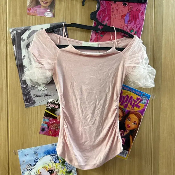 [BUNJANG] Eboove T-Shirt Pink / [새상품]이부베 티셔츠 핑크