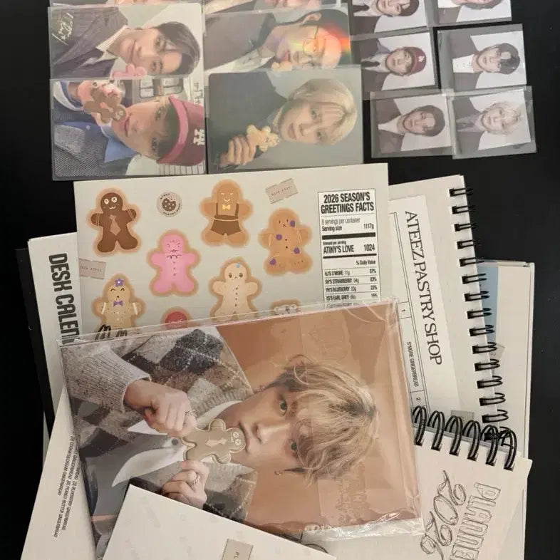 [BUNJANG] ATEEZ 2026 Season's Greetings Full Set Photocard Bundle Set / 에이티즈 시즌그리팅 2026 (풀구성+덤)