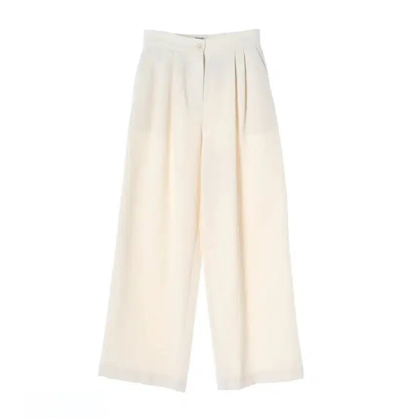 [BUNJANG] Tanatt Cotton Pintuck Wide Pants / (새 상품) 타낫 코튼 핀턱 와이드 팬츠