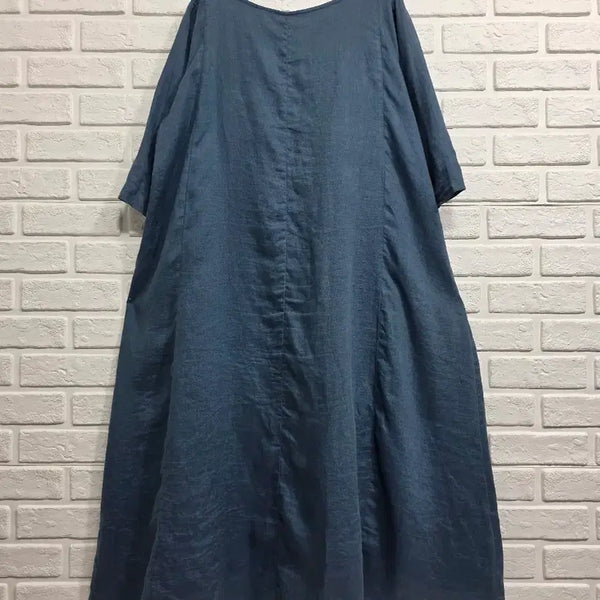 [BUNJANG] 100% Linen Dress / 국내산 린넨 100% 원피스 66ㅡ77