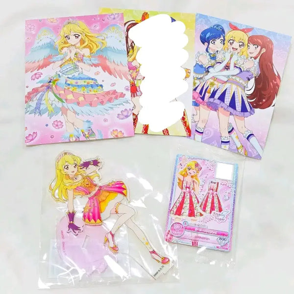 [BUNJANG] Aikatsu! Museum Ichigo Hoshimiya Acrylic Stand & Special Postcard Set / 올 아이카츠 뮤지엄 블루레이 호시미야 이치고 아크릴스탠드 특전엽서