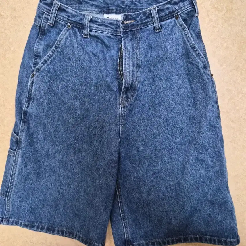 [BUNJANG] McWoodgun Carpenter Denim Bermuda Shorts / 맥우드건 카펜터 데님 버뮤다 쇼츠