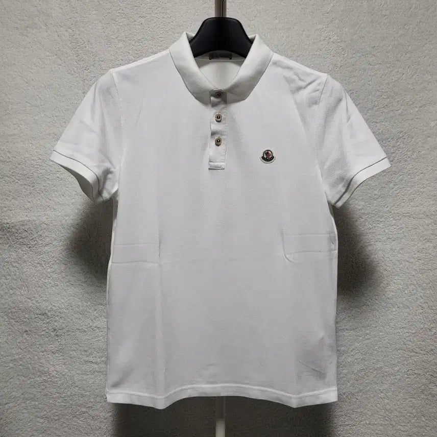 [BUNJANG] Moncler 22SS Polo T-shirt - White, Size M / [새상품급] M / 22SS 몽클레어 폴로 반팔 카라티