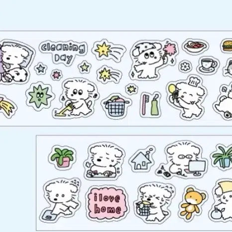 [BUNJANG] Frankie House Clear Kiss Cut Sticker / 프랭키하우스 투명키스컷