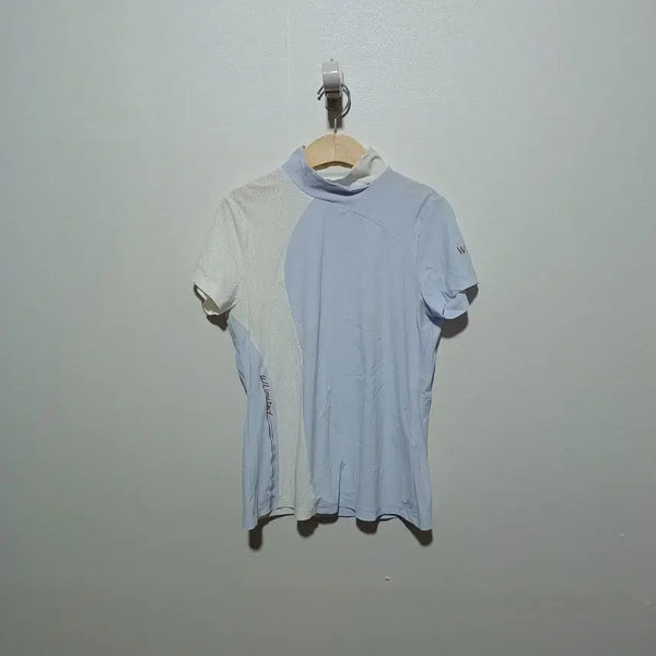 [BUNJANG] W.Angle Women's Spandex Short Sleeve Shirt 95 (26A1049) / 와이드앵글 여성 스판 반팔 셔츠 95 (26A1049)