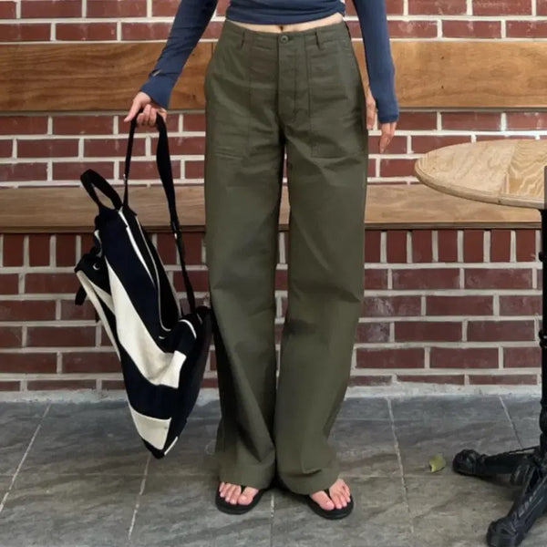 [BUNJANG] Mimistick Baker Pants Khaki Small / 미미스틱 베이커팬츠 카키 스몰