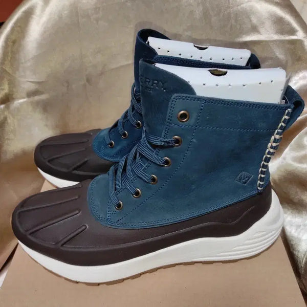 [BUNJANG] Sperry Striper II Stealth Mid Navy Sneakers / 새상품 스페리 프리롬 미드 네이비 270사이즈