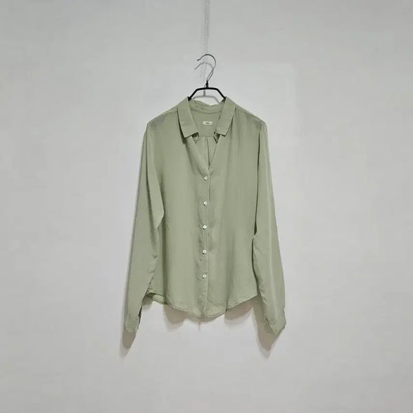 [BUNJANG] Nell Light Green Lyocell Shirt / nell 넬  그린셔츠