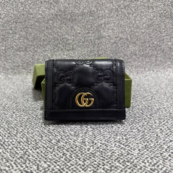 [BUNJANG] Gucci GG Marmont Matelassé Card Wallet / 구찌 GG 마몬트 마틀라세 카드지갑 지갑 중지갑
