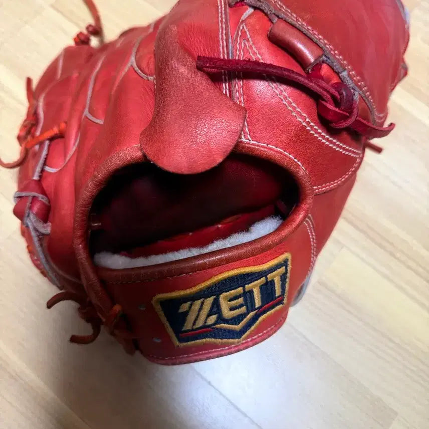 [BUNJANG] Zett Pro Status Pitcher's Glove Red / 제트 프로스테이터스 투수글러브