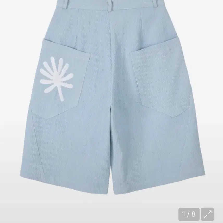 [BUNJANG] Dandel Bermuda Shorts Light Blue / 단델 버뮤다팬츠