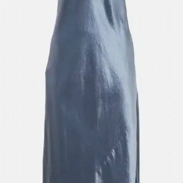 [BUNJANG] MAXMARA Leisure Blue Talete Satin Midi Dress / MAXMARA Leisure blue Talete 새틴 미디 드레스