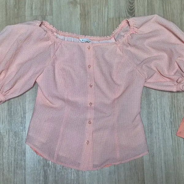 [BUNJANG] it MICHAA Square Neck Blouse / it MICHAA 잇미샤 스퀘어넥 블라우스