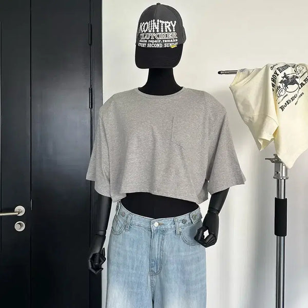 [BUNJANG] Gabizon Big Crop T-Shirt / 가비존 빅크롭티