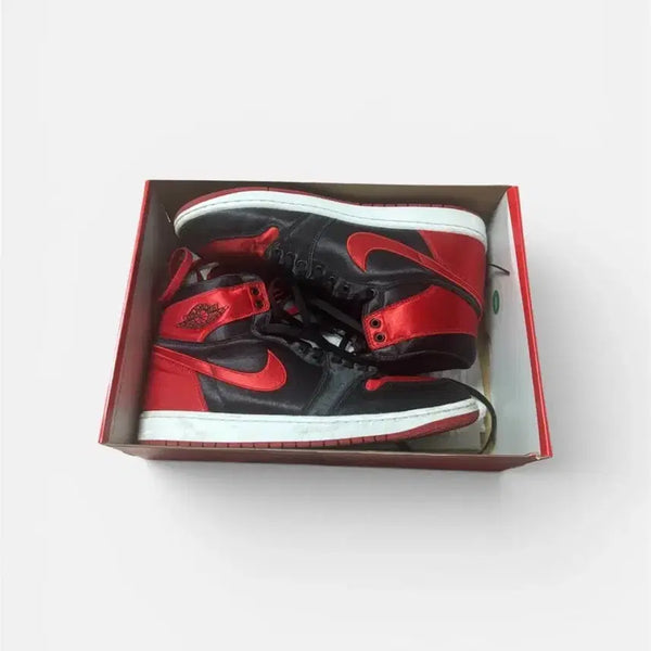 [BUNJANG] Air Jordan 1 High Satin Bred / 조던 1 하이 사틴브레드 (급처)