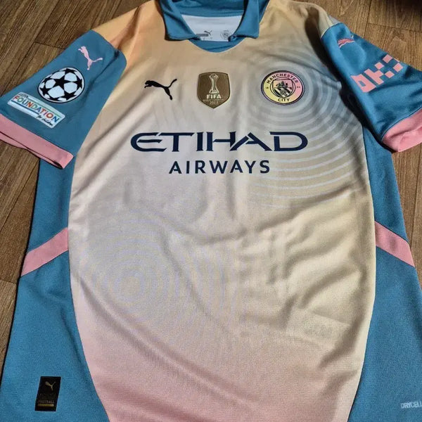 [BUNJANG] Manchester City 24-25 Kevin De Bruyne Large 4th Oasis Kit / 맨체스터 시티 24-25 케빈 더브라위너 L 4th 오아시스킷 (맨시티)