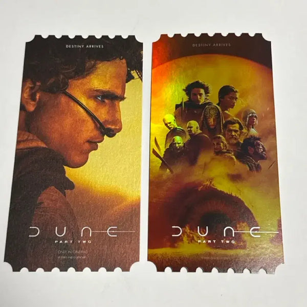 [BUNJANG] Dune 2 Original Ticket Set (2 Types) / 듄2 오리지널 티켓 오티 2종 세트