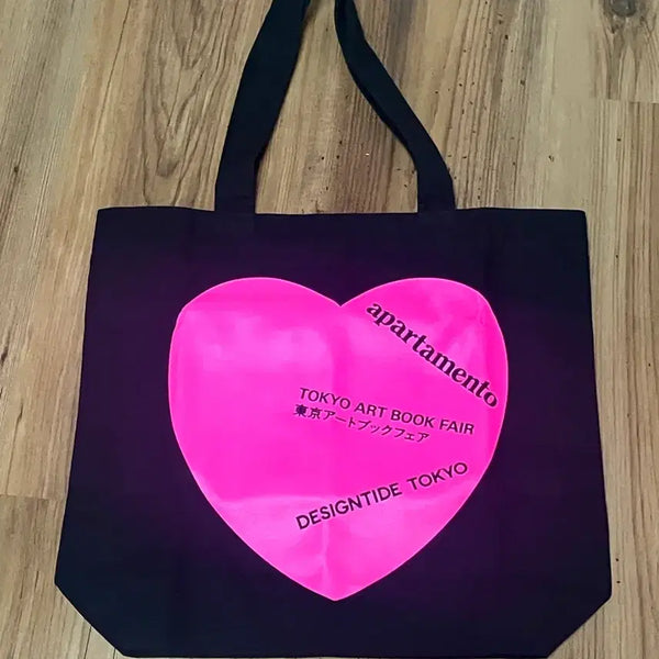 [BUNJANG] Apartamento Tokyo Art Book Fair Eco Tote Bag Black / 아파르타멘토 apartamento 도쿄 아트북 페어 에코 토트백 블랙