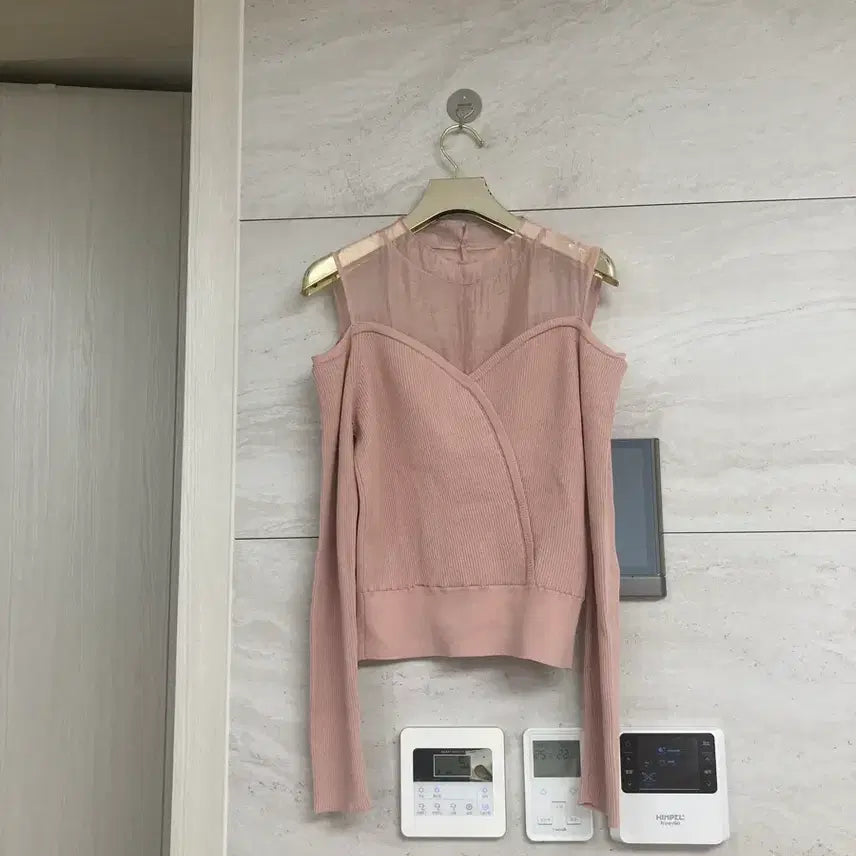 [BUNJANG] System Object Off-Shoulder Summer Knit / 한섬 오브제 오프숄 여름니트